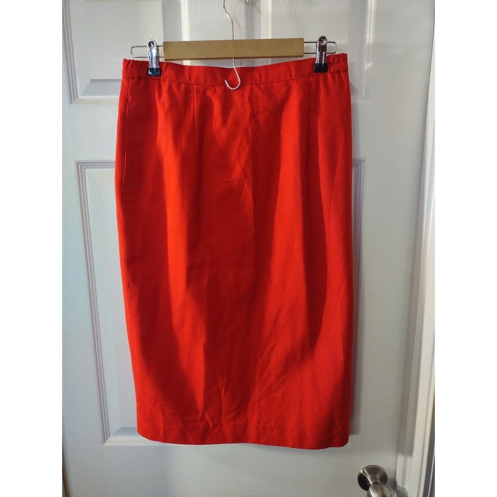 Unbranded Red Skirt Size 12  Knee Length